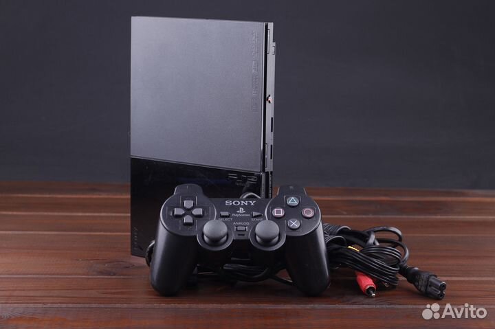 Консоль Sony Playstation 2 Slim 90008 Black Modbo