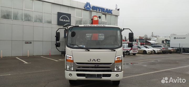 Бортовой грузовик JAC N90 с КМУ Kanglim, 2023