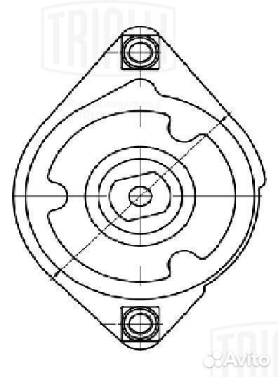 Натяжитель ремня без ролика BMW X5 E53 99- 3.0d M5