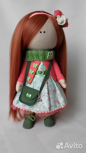 Кукла текстильная