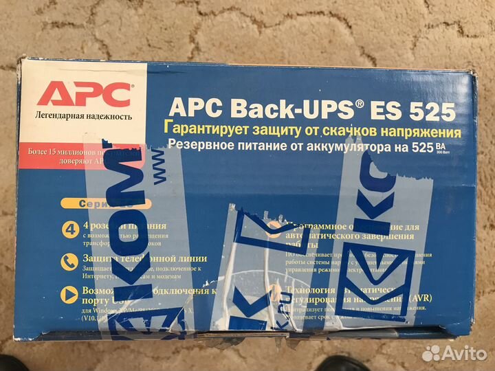 Ибп APS Back-UPS ES 525