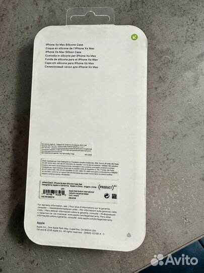 Силиконовый чехол на iPhone xs max