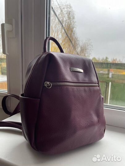 Рюкзак женский мини кожа