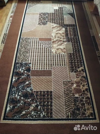 Ковер настоящая шерсть прямые линии