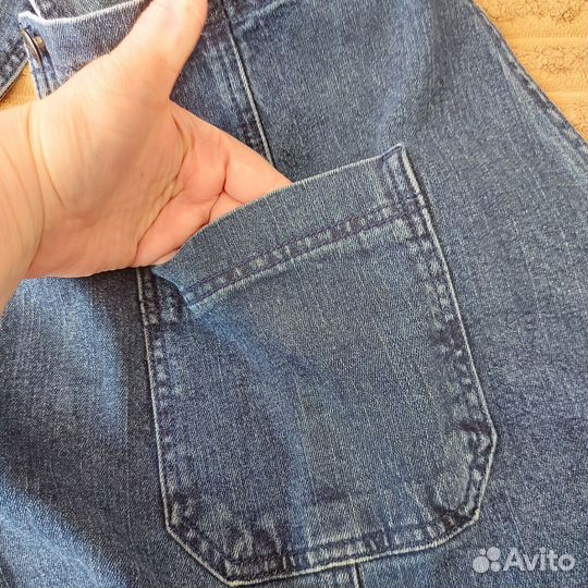 Джинсовый комбинезон для беременных 54 56р