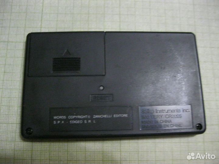 Электронная записная книжка переводчик Seiko SII