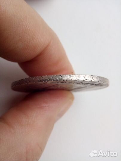 Монета Пруссия 1 талер 1794 год серебро