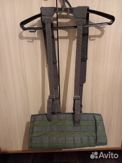 Разгрузка с широким поясом и лямками, олива