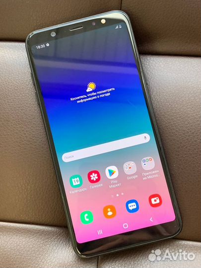 Смартфон Samsung A6 Plus 3/32 black