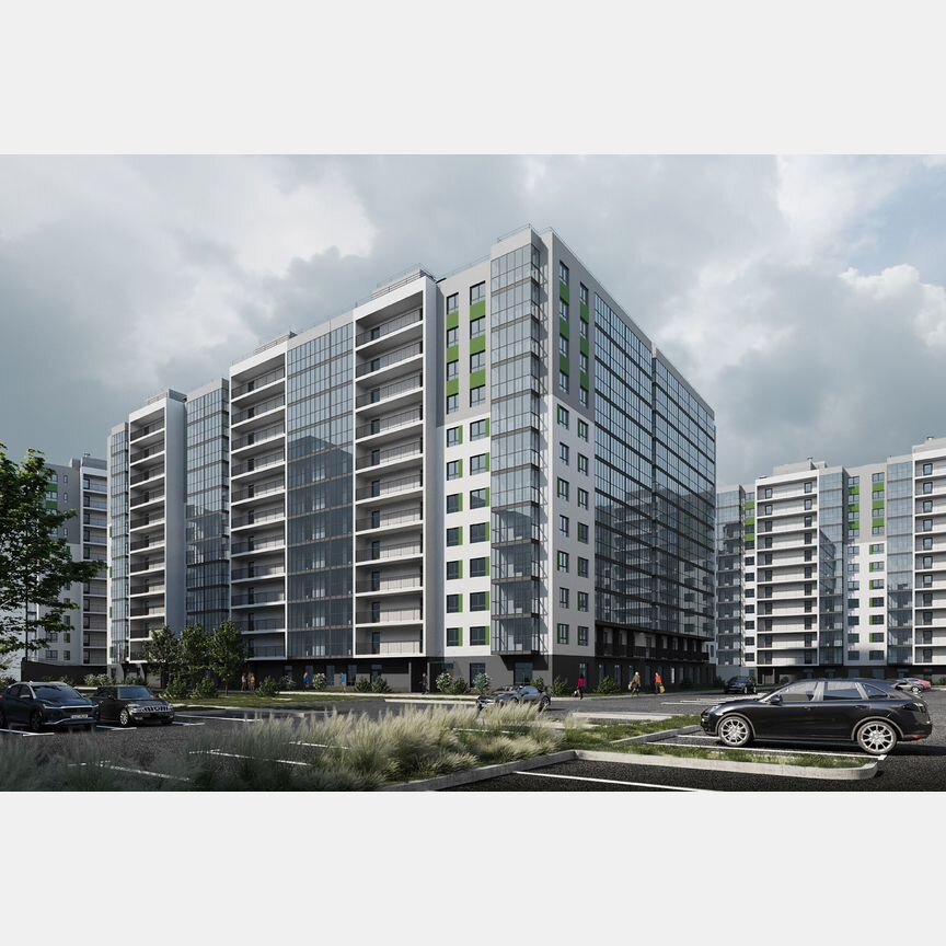 1-к. квартира, 27 м², 10/12 эт.
