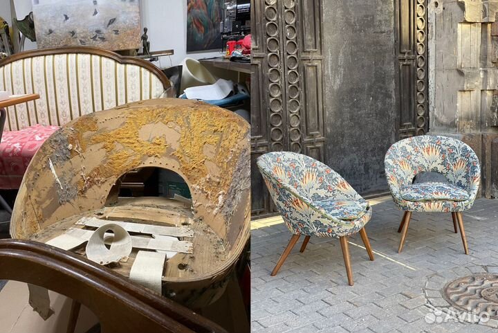 Реставрация и перетяжка мебели