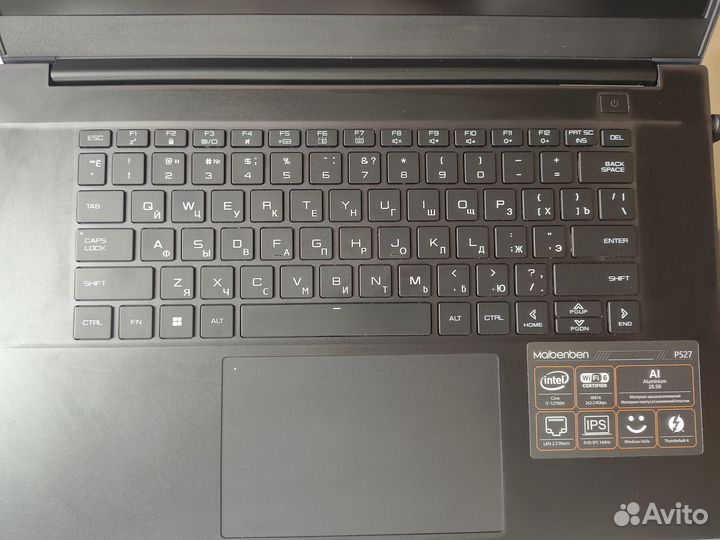 Ноутбук Maibenben P527 i7-12700H 16/1тб