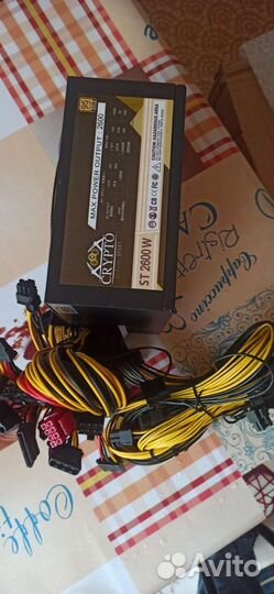 Блок питания 2600w. 95plus gold