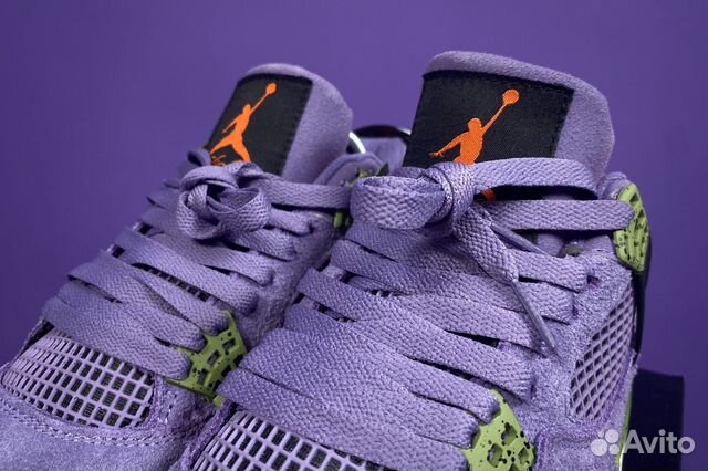 Кроссовки Nike Air Jordan 4 Retro Canyon Purple