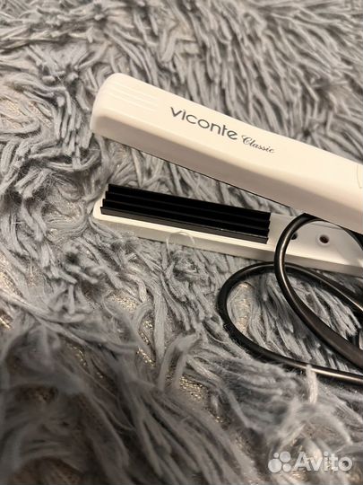 Утюжок мини гофре для волос Viconte Classic