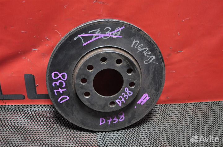 Диск тормозной (передний) opel Astra GTC L08