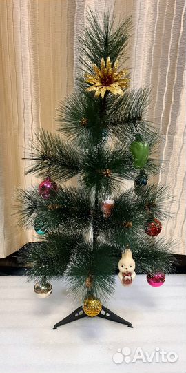 Елочки со стеклянными игрушками СССР