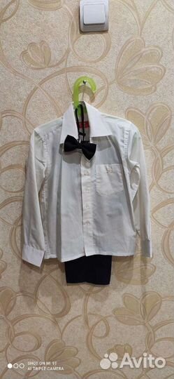 Костюм тройка с рубашкой и бабочкой на мальчика