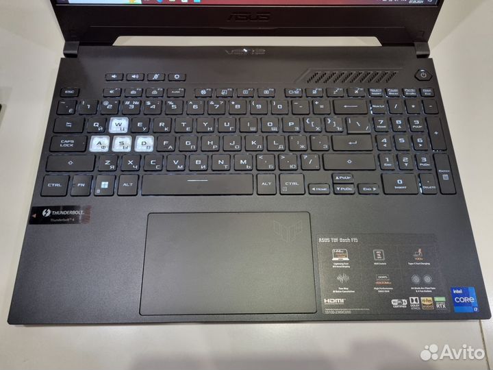 Игровой Asus TUF Dash Intel i7/RTX3050ti/16GB