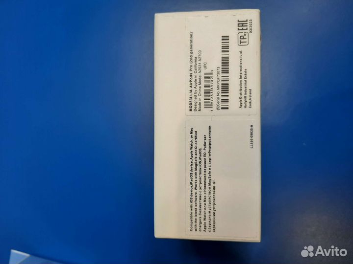 Airpods pro 2 оригинал+чехол