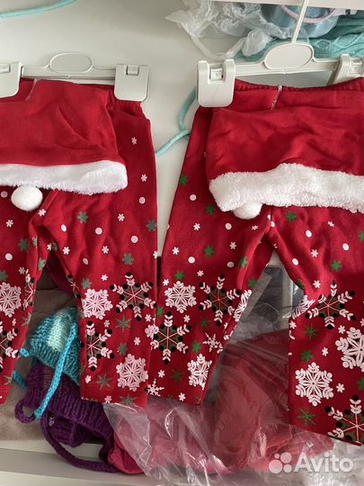 Костюм новогодний для девочки/ двойни 74