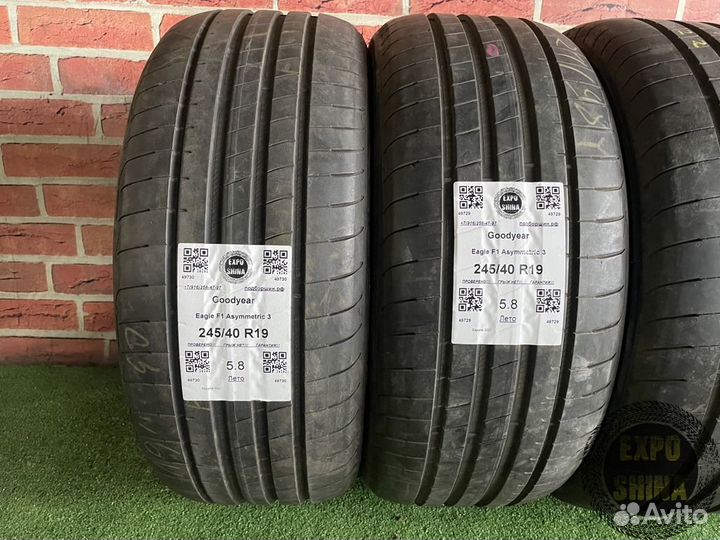 Goodyear Eagle F1 Asymmetric 3 245/40 R19 и 275/35 R19 98Y