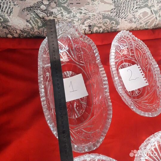 Хрустальные вазы конфетницы,фруктовницы,салатницы