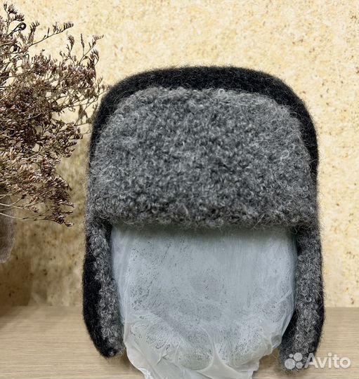 Шапка ушанка мужская