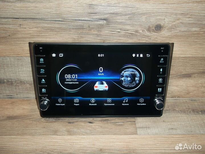 Магнитола SsangYong Rexton Android с физ. кнопками