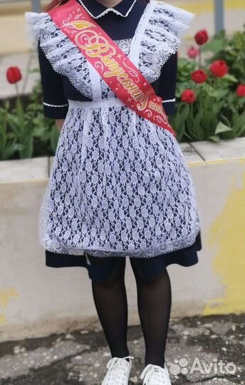 Школьный фартук и платье