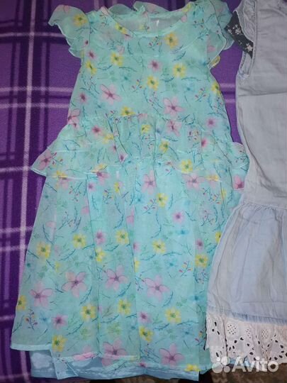 Набор из 8 вещей для девочки 128 см