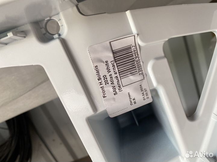 Бампер передний hyundai solaris 2020