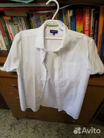 Рубашки белые школьные р-р 134-140, 140-146, 164