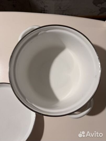 Кастрюля эмалированная, 1 л