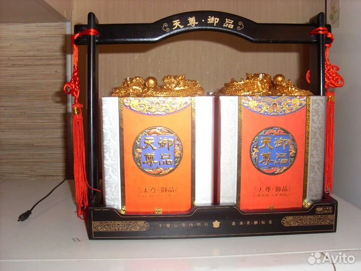 Оригинальный набор банок для чая на подставке