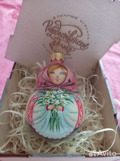 Елочная игрушка матрешка ря
