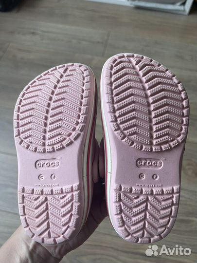 Сабо crocs c8 для девочки