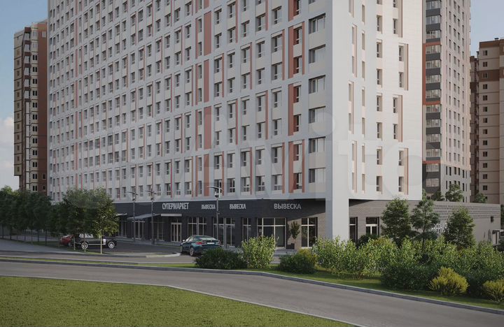 3-к. квартира, 71,7 м², 2/25 эт.