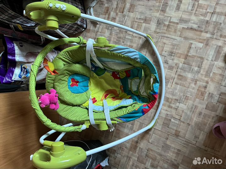 Детская качеля шезлонг