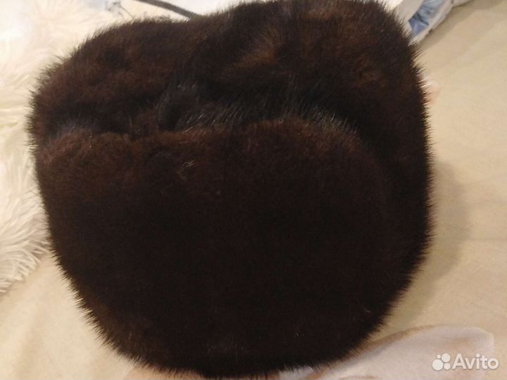 Норковая шапка мужская