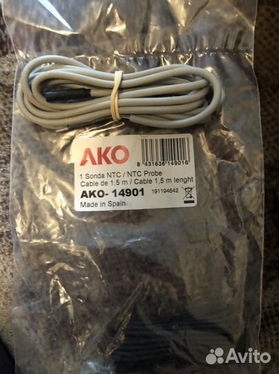 Датчик NTC для контроллера eliwell, ako, becool