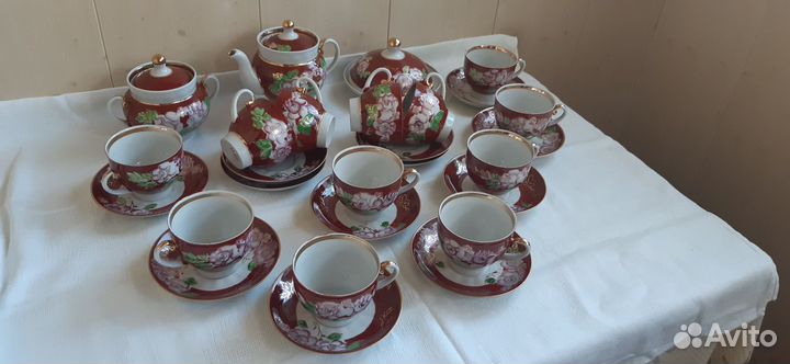 Редкий Сервиз чайн.