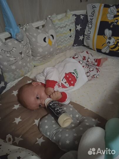Кокон для новорожденных плюс подушка бабочка