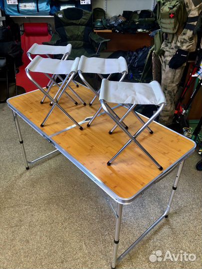 Стол складной 4 стула