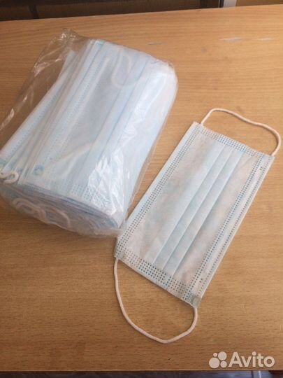 Маска медицинская одноразовая