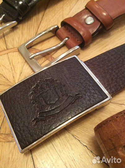 Ремень мужкой кожаный. Италия