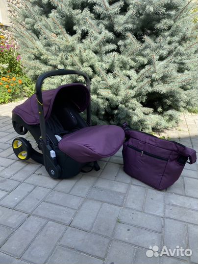 Автолюлька на колёсах Дарех (фиолет )