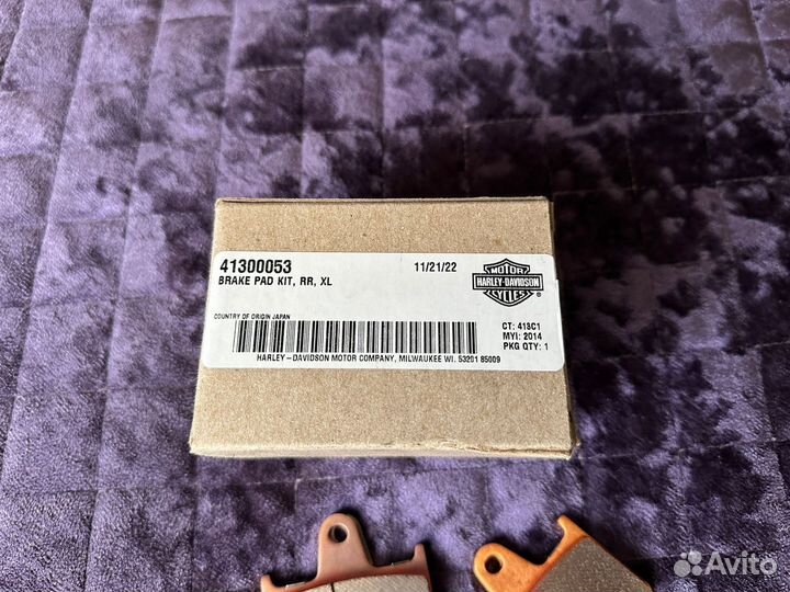 Тормозные колодки оригинал Harley Davidson XL