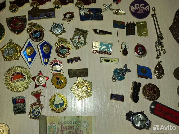 Значки и монеты,деньги СССР