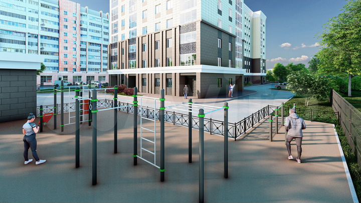 2-к. квартира, 57,3 м², 8/9 эт.